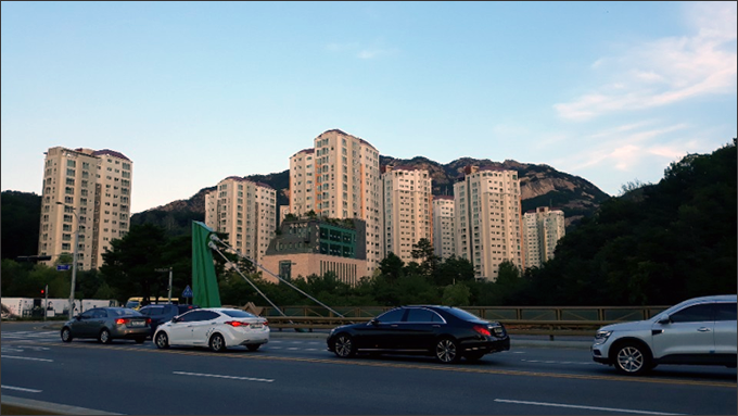 폭포동 전경