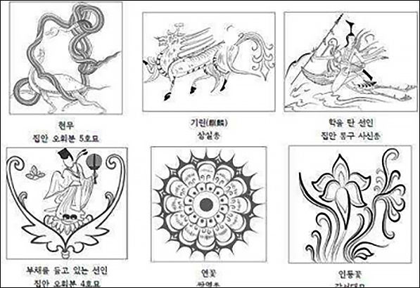 고구려 고분벽화 무늬 자료