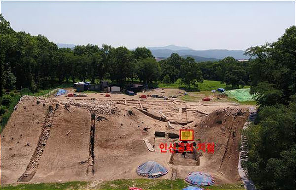 월성 서성벽 범위 내 인신공희 위치