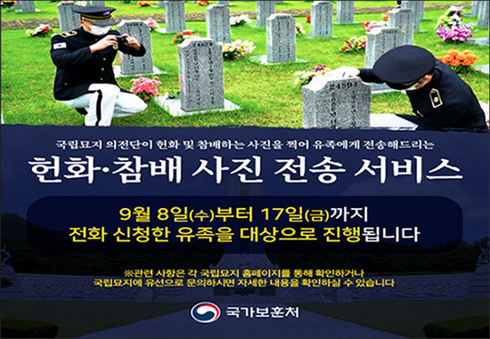헌화ㆍ참배 사진 전송 서비스