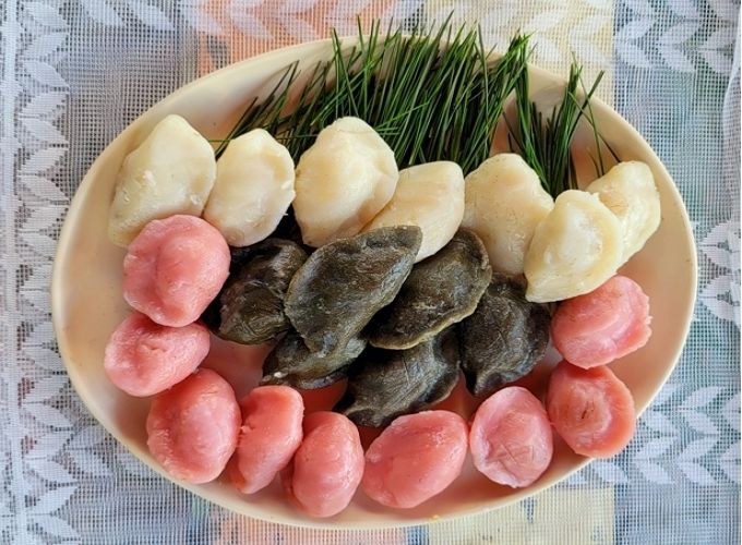 한가위 대표적인 명절음식 <송편>