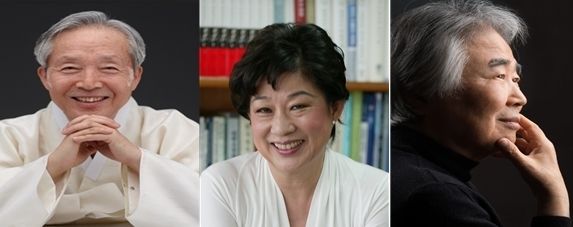 윤미용(가야금), 이경숙(피아노), 나인용(작곡) (왼쪽부터)