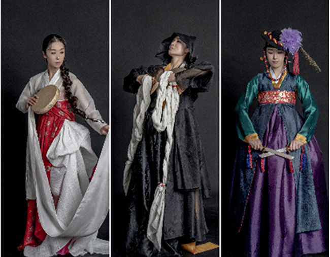 정소연, 김은이, 김회정(왼쪽부터)