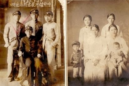 만주국 간도성 룡정촌 1935년 (왼쪽) 흑룡강성 아성시 1961년