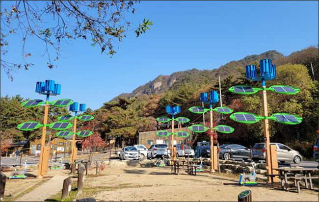 탄소중립 영지 전경(월악산 닷돈재 야영장)