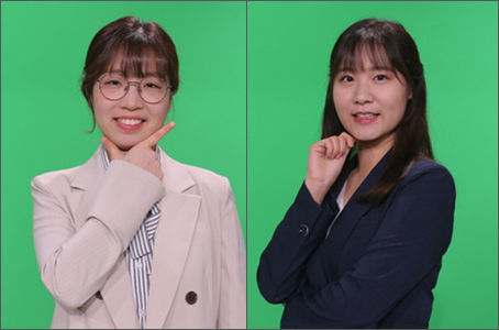 최정 9단(왼쪽)과 오유진 9단이 호반 여자 최고기사결정전 초대 우승컵을 놓고 결승5번기를 벌인다
