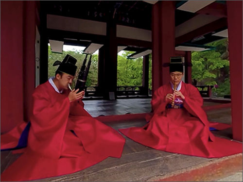 국립국악원 <수룡음> 연주 듣기 360 VR 영상(국립국악원 제공)