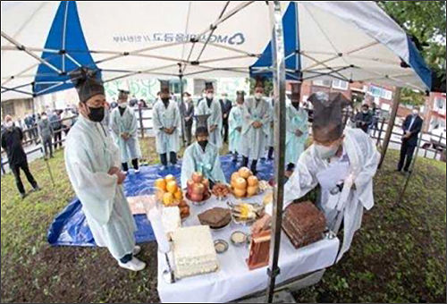인천 서구 신현동 회화나무 당제