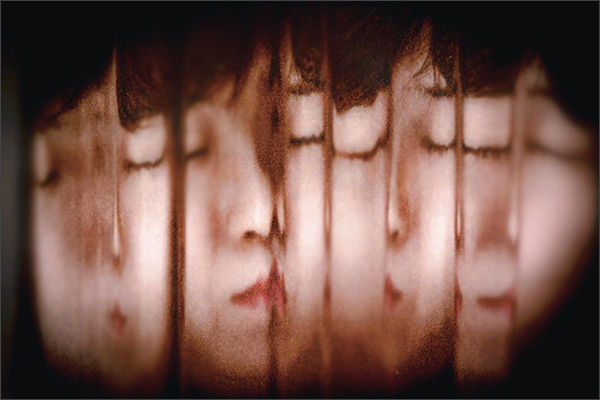 이언옥,<texture of sadness#13>, 45X55cm, 혼합매체, 2021