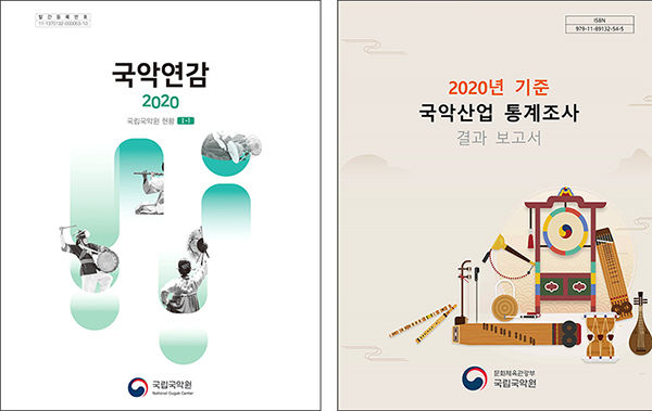 《국악연감 2020》과 《2020 국악산업통계조사》