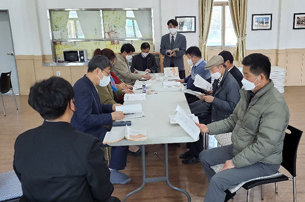 4월 1일 오전 11시 천안 성공회병천교회에서 열린 김구응열사기념사업회 창립총회 모습