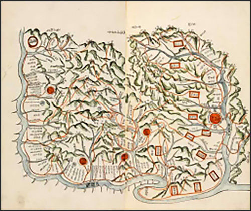 읍지(邑誌),평안도(平安道) 강계(江界) 상上・하下 1831년(순조 31) 국립고궁박물관
