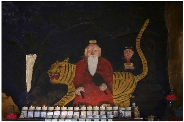 최우성 작, 북한산 태고사 산신령