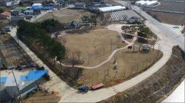 고창 무장기포지 일대 항공사진