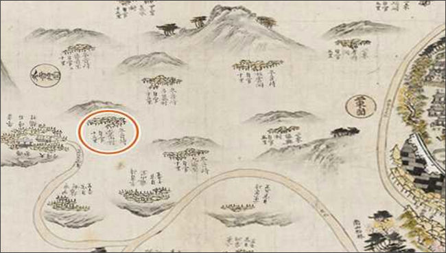 19세기 무장현도의 무장기포지 위치