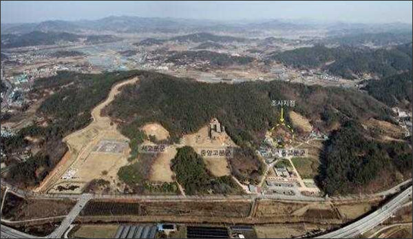 부여 왕릉원 전경