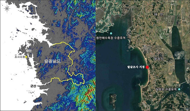 발굴조사 위치도