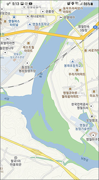 동강과 서강이 합류하여 남한강이 된다