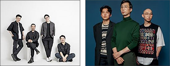 공명(왼쪽): 강선일(장구ㆍ양금ㆍ퍼커션), 박승원(피리ㆍ태평소ㆍ기타ㆍ자일로폰ㆍ스트링뱀부), 송경근(대금ㆍ소금ㆍ디저리두ㆍ송훈ㆍ후야리), 임용주(북ㆍ퍼커션ㆍ꽹과리) / 이디오테잎(IDIOTAPE): 디구루(신시사이저), 제제(신시사이저), DR(드럼)