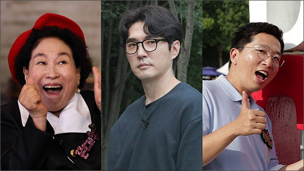KTV 새 진행자로 나선 전원주, 데니안, 정범균(왼쪽부터)