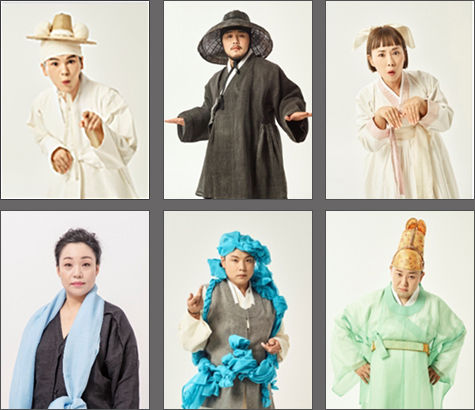 토자 l 김준수, 자라 l 유태평양, 토녀 l 민은경, 용왕 l 최호성, 주꾸미 l 최용석, 코러스장ㆍ자라모 l 김금미 (왼쪽부터 시계방향)