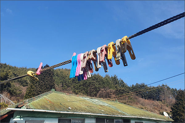 후드득 떨어지는 소나기에 재빨리 빨래를 걷었지만 해는 마알갛게 웃고 있다(crowdpic / 크라우드픽)