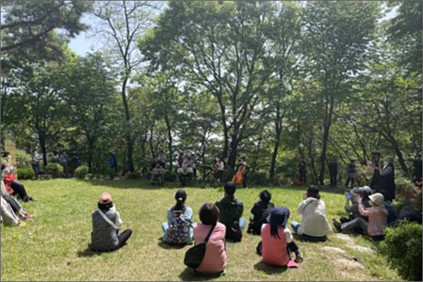 < 2022년 클래식 4중주 공연(망우, 힐링산책) 사진