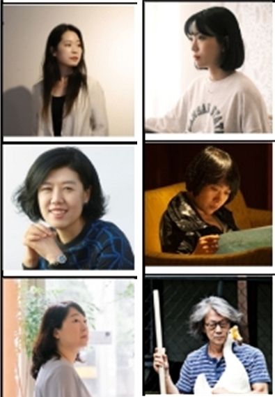 이서수, 전선란(뒷줄) 이원, 천운영(가운데 줄),이주헤, 최성각(맨 앞줄) 작가