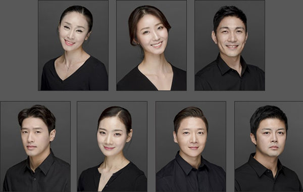 조안무ㆍ블랙┃김미애, 블랙┃송지영, 블랙┃황용천,(욋불 왼쪽부터)<br>
화이트┃이석준, 화이트┃박혜지, 샤먼┃박기환, 샤먼┃송설(아랫줄 왼쪽부터)