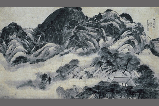 국보 <인왕제색도(仁王霽色圖)>, 종이 바탕에 수묵담채. 세로 79.2㎝, 가로 138.2㎝, 국립중앙박물관
