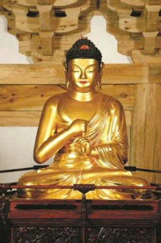 국보 <합천 해인사 법보전 목조비로자나불좌상>