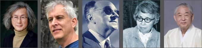 예술감독ㆍ지휘┃김성진, 작곡┃도널드 워맥(Donald Womack), 작곡┃호아킨 로드리고(Joaquín Rodrigo), 작곡┃성금연, 작곡┃황병기 - 왼쪽부터