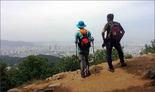 대전둘레산길 5구간 능성 쉼터