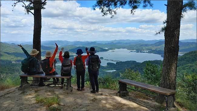 대전둘레산길 5구간 계족산성길 질현성 조망대