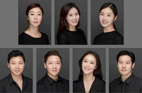 ‘다시살춤’ 안무ㆍ출연┃정소연, ‘바라거리’ 안무ㆍ출연┃김은이, ‘단심_둘’ 안무ㆍ출연┃김회정(윗줄 왼쪽부터)<br>
‘너설풀이’ 안무ㆍ출연┃정관영, ‘월하정인’ 공동안무·출연┃박기환, ‘월하정인’ 공동안무ㆍ출연┃박지은, ‘산수놀음’ 안무ㆍ출연┃황태인(아랫줄 왼쪽부터)