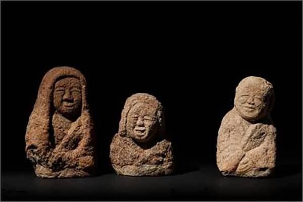 영월 창령사 터 오백나한의 친근한 얼굴들(국립춘천박물관 소장)