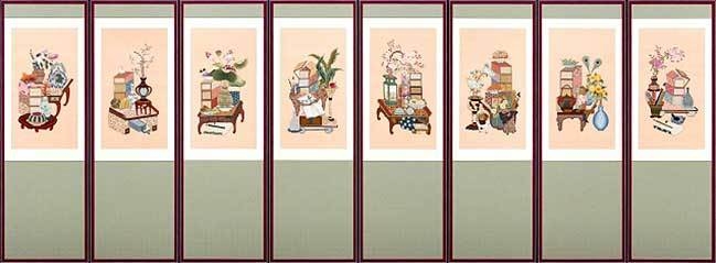 국무총리상 임미선 작 ‘책거리 8폭 병풍’