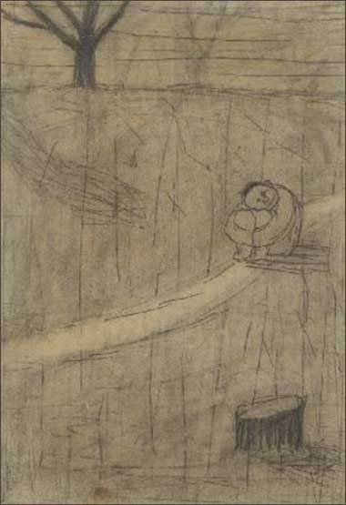 <소년>, 1942~1945, 종이에 연필, 26.2×18.3cm, 국립현대미술관