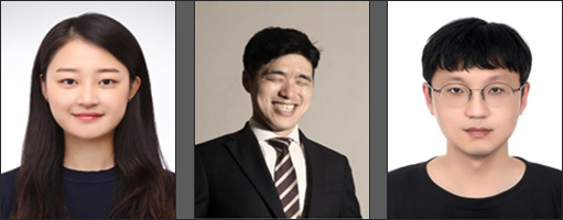 최우수학술상 신별 씨, 우수학술상 이정욱 씨, 우수평론상 박종현 씨(왼쭉부터)