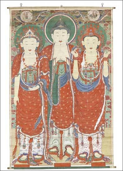 <서울 청룡사 비로자나불 삼신괘불도>