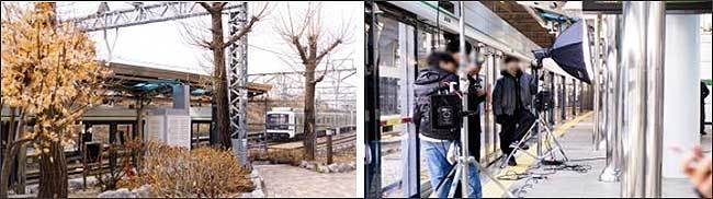 신답역 ‘정원 승강장’의 모습