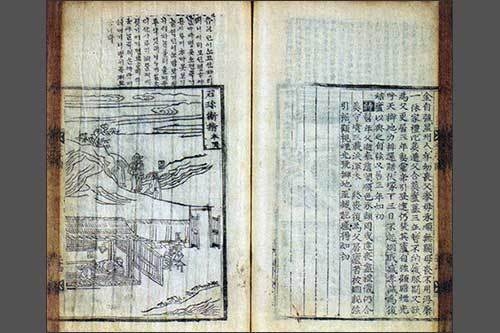 《삼강행실도》에 나온 ‘석진단지’ 부분