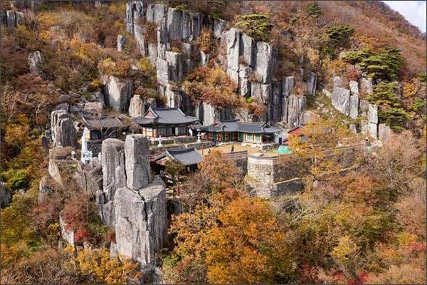 무등산권 세계지질공원, 광석대(규봉 주상절리대), 유네스코 무등지오파크 제공