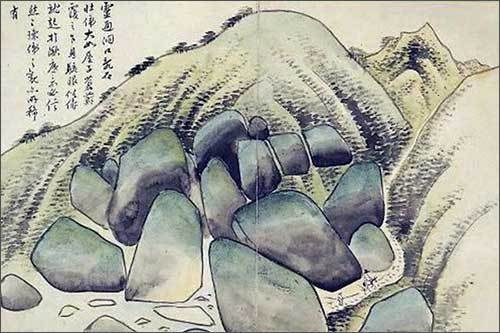 강세황(姜世晃), ’송도기행첩‘ 가운데 <영통동구(靈通洞口)>, 국립중앙박물관