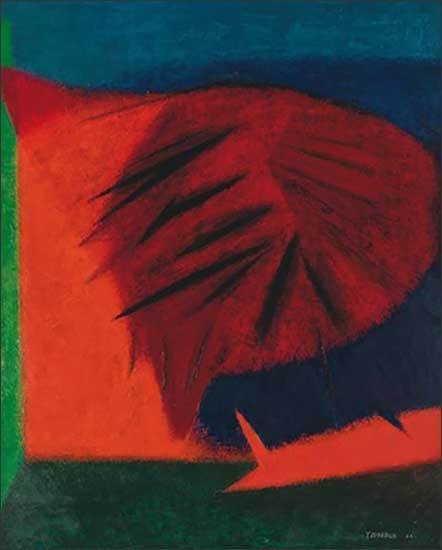 Lot. 51, 유영국, 1916-2002, <Work>, oil on canvas, 162x133cm (100), 1964, 12억 원-18억 원