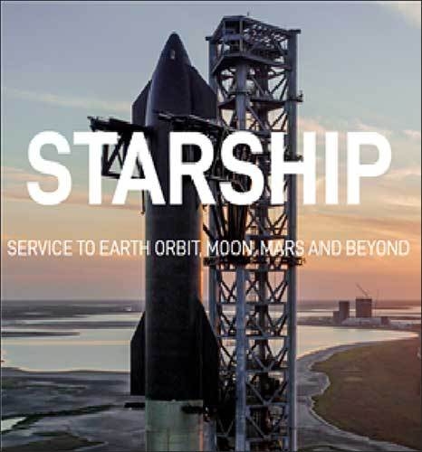 우주 왕복선 스타쉽 (출처: //www.spacex.com/vehicles/starship/)