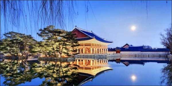 경복궁 경회루 야간 전경