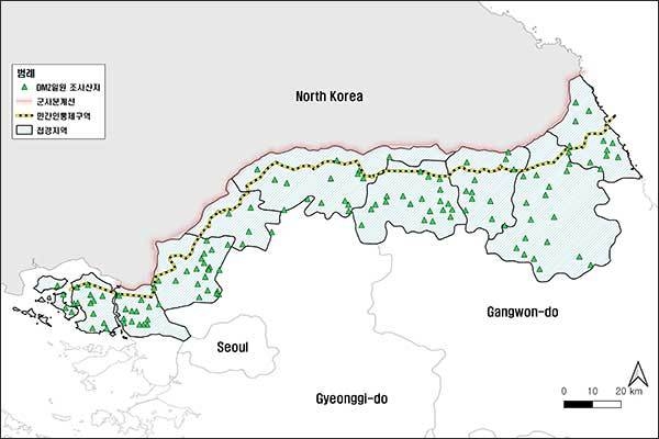 DMZ 일원 식물조사 산지