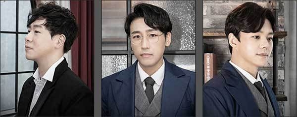 라흐마니노프 역 박유덕, 니콜라이 달 역 유성재ㆍ임병근(왼쪽부터)