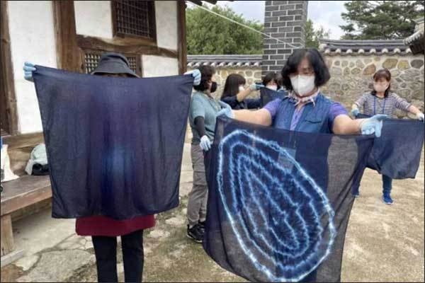 2022 사릉 쪽빛염색 체험현장